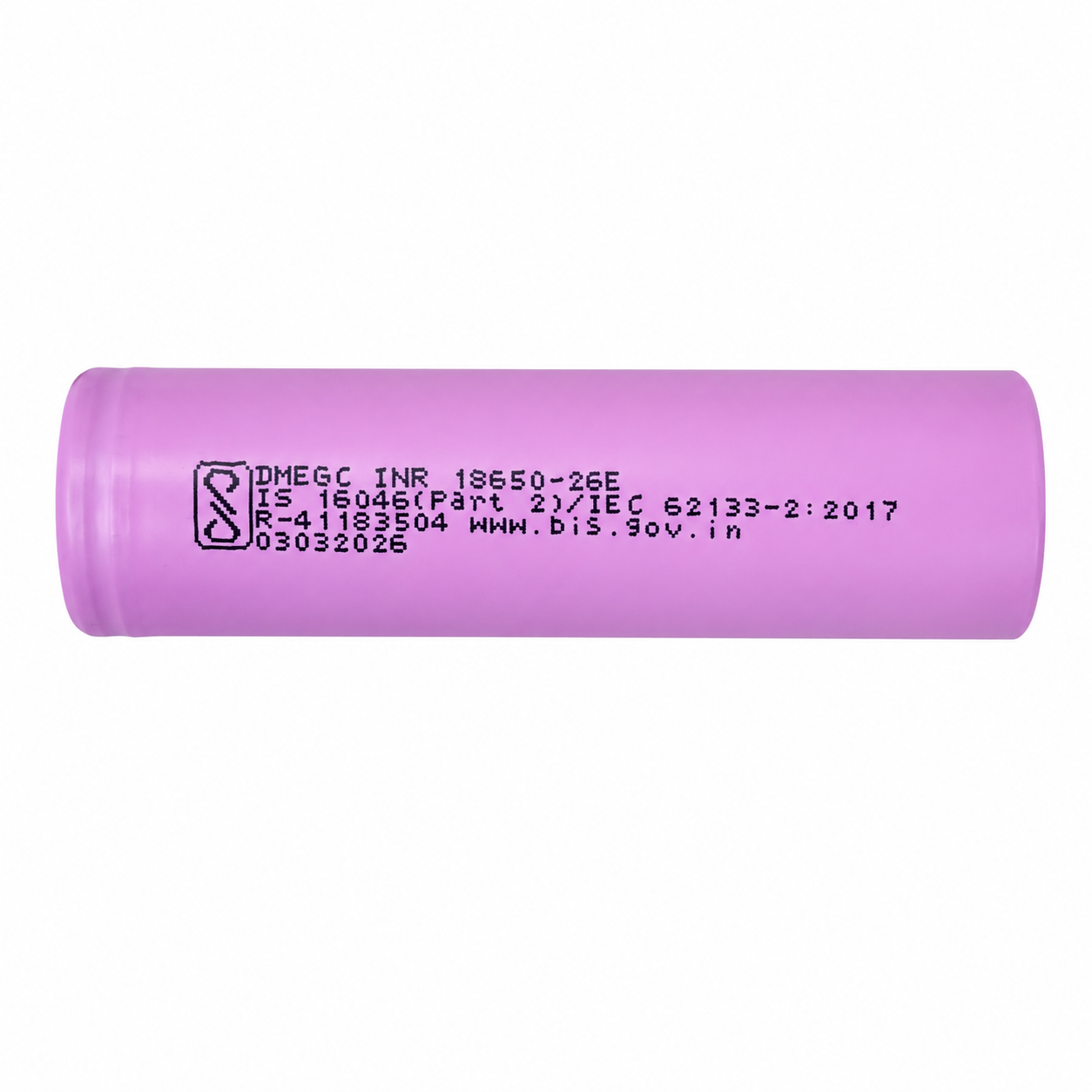 INR-18650-26E Lithium-Ion Cell 3.7V 2600MAH (DMEGC)