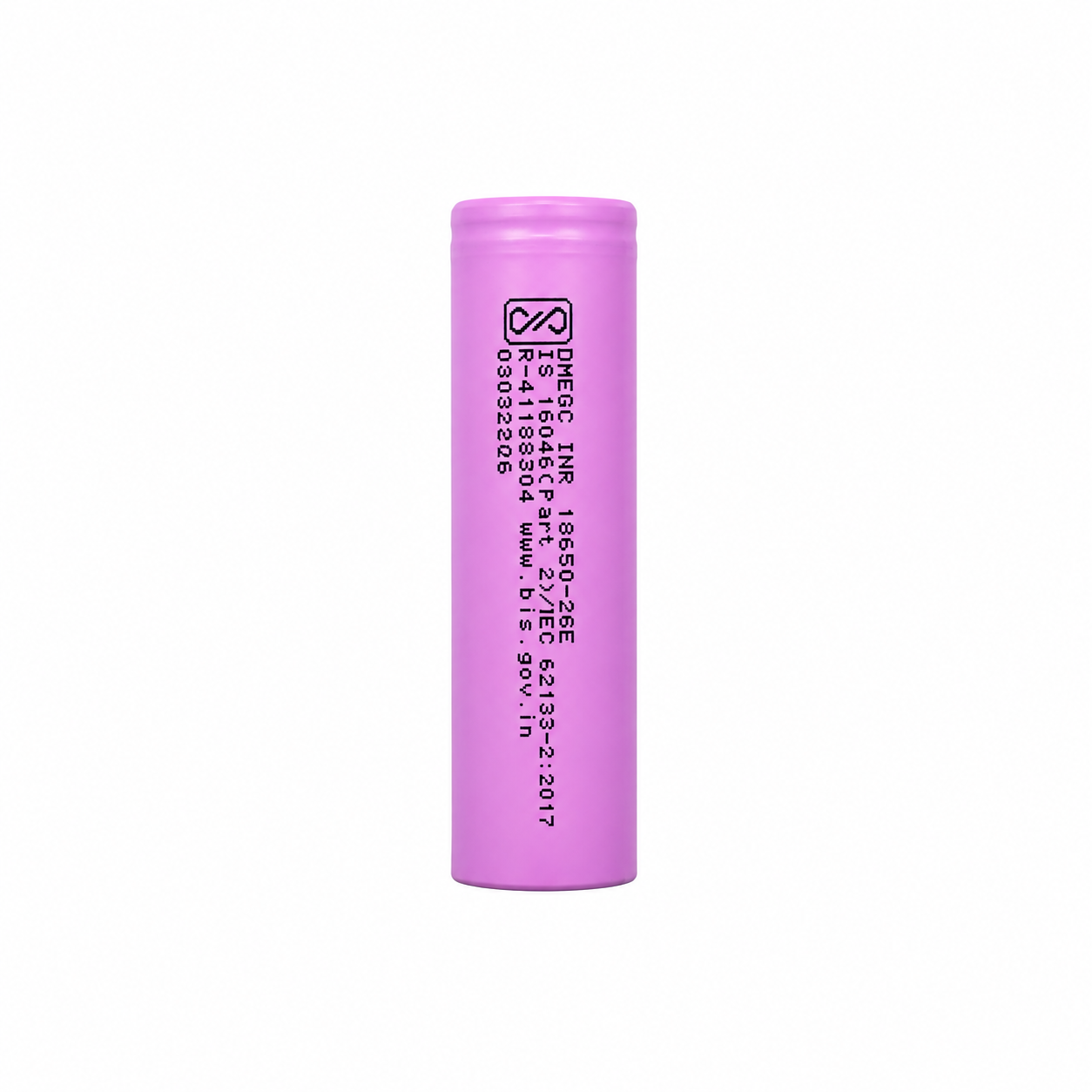 INR-18650-26E Lithium-Ion Cell 3.7V 2600MAH (DMEGC) - Image 2