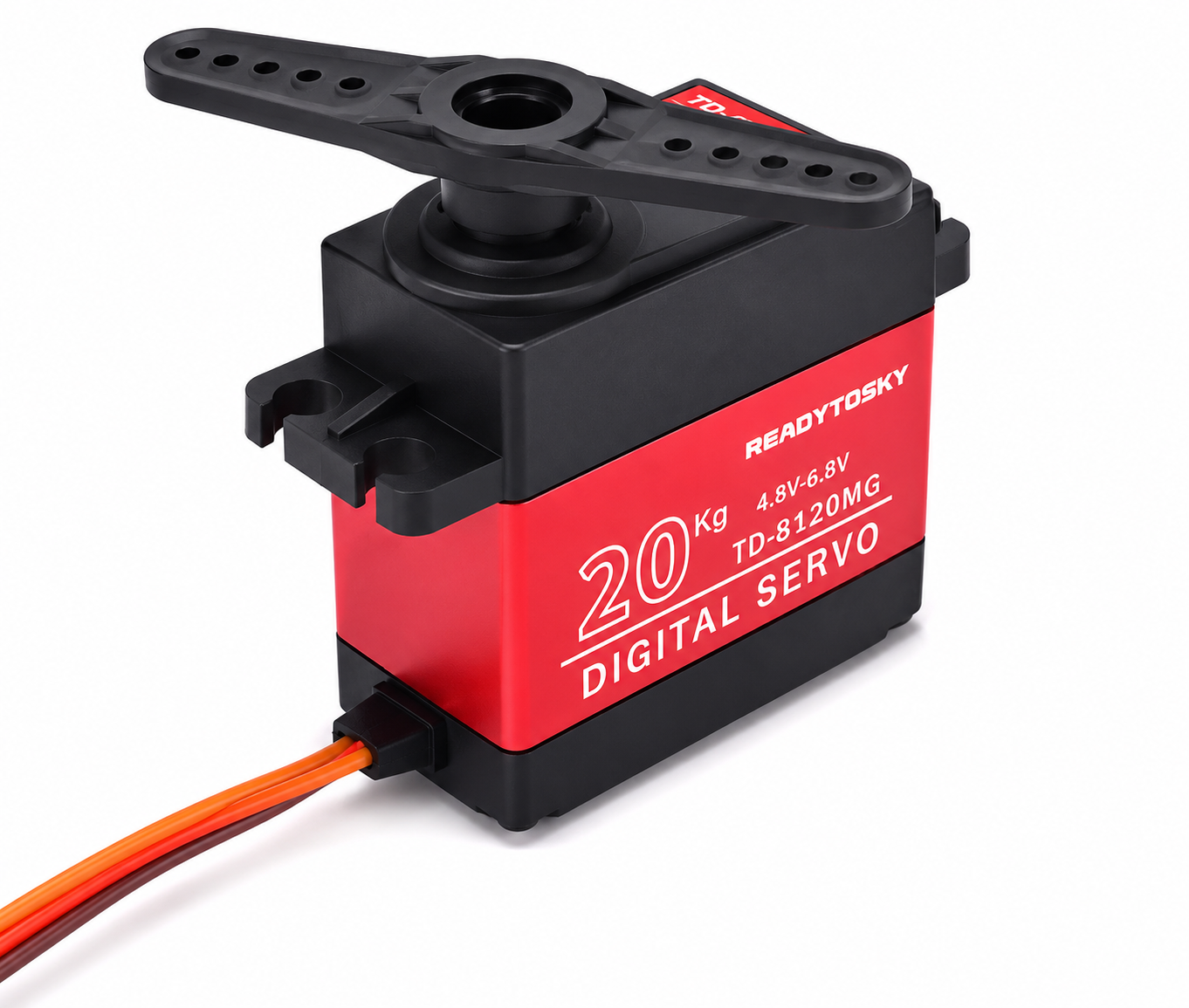 20KG Digital Servo with Aluminum Metal Gears 180° - Image 2