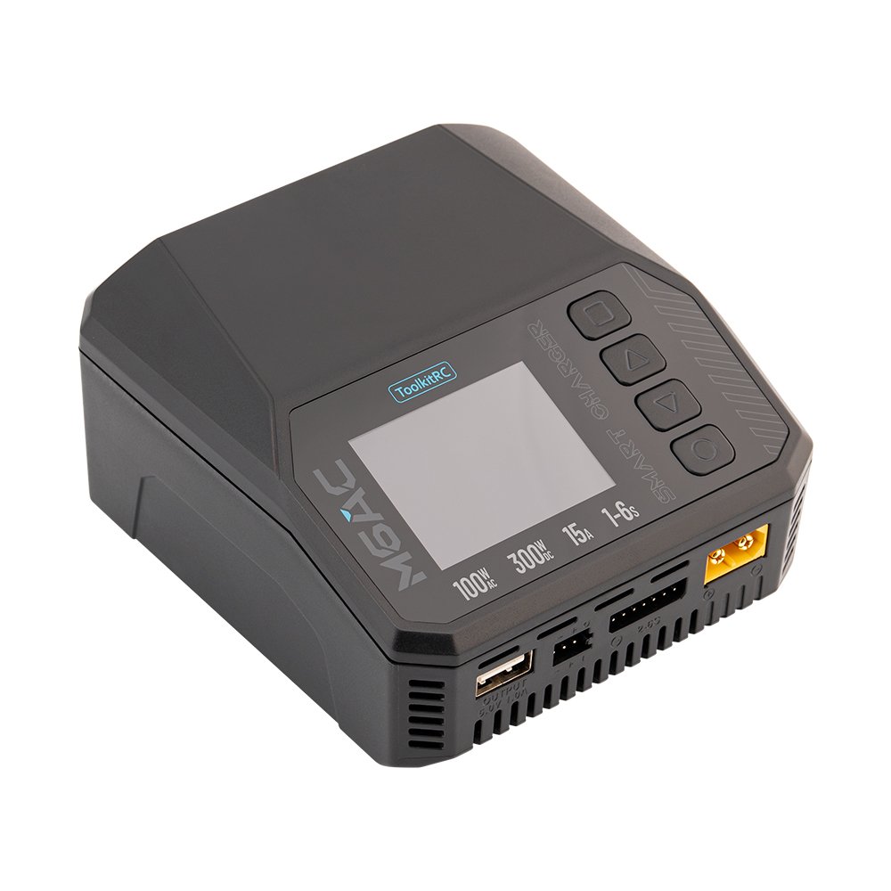 ToolkitRC M6AC 1-6S AC 100W DC 300W 15A Battery Charger - XT60 - Image 3