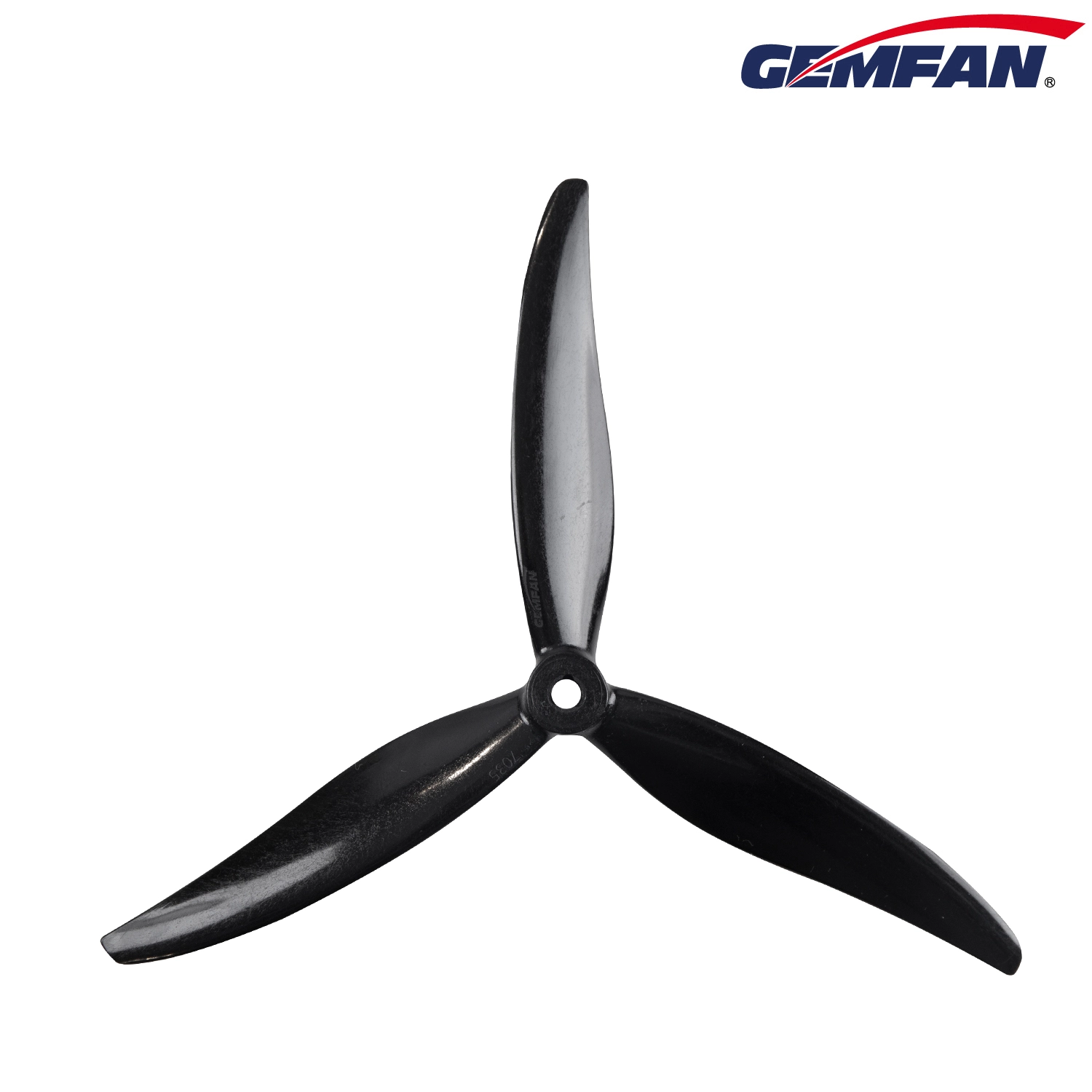Gemfan 7037 Cinelifter Carbon Nylon 3 Blade CW/CCW- Black (2 Pairs)