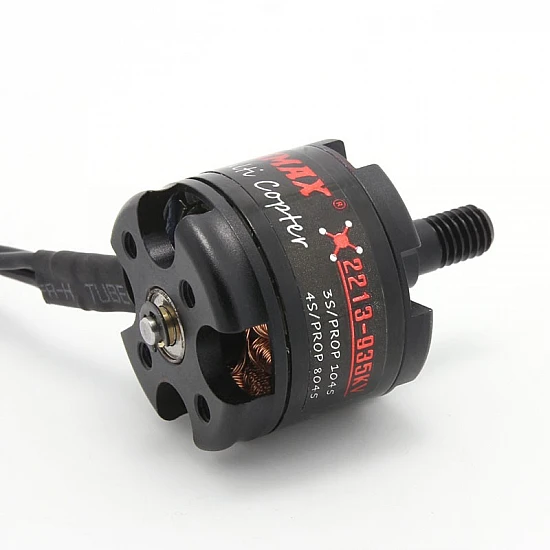 Emax MT2213 935KV Brushless DC Motor for Drone – Red Cap (CCW) With 1045 Propeller Combo - Image 4