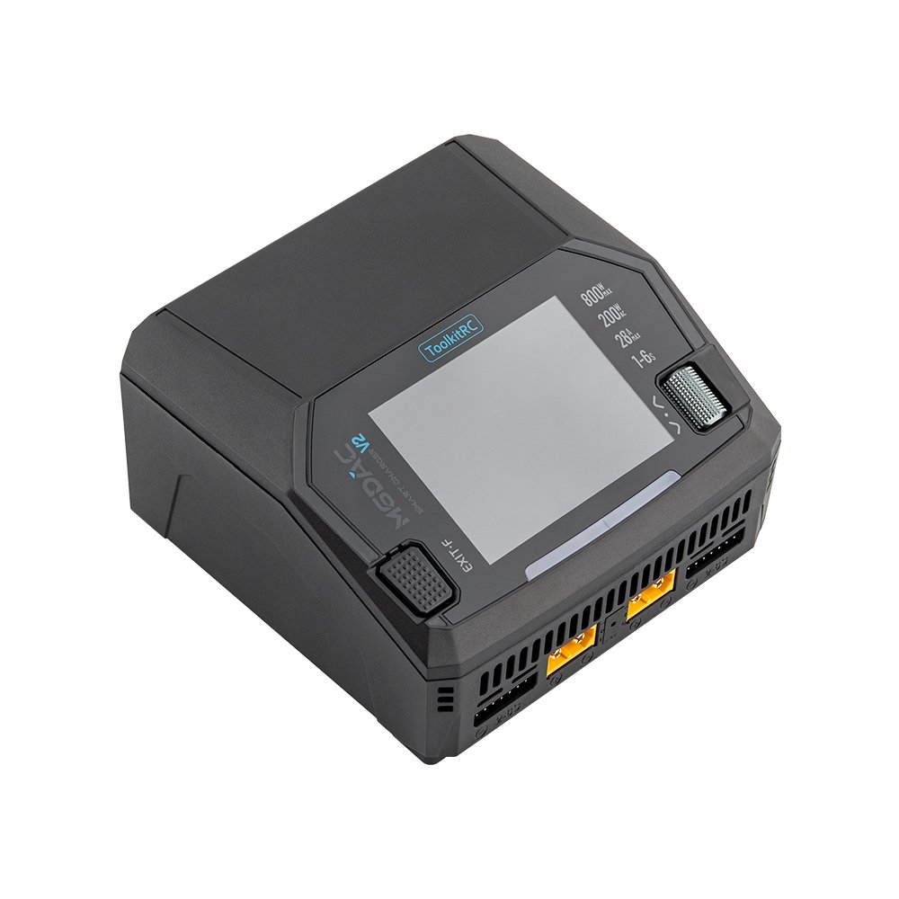 ToolkitRC M6DAC V2 1-6S AC 200W DC 800W 16Ax2 25A Sync Battery Charger - XT60 - Image 5